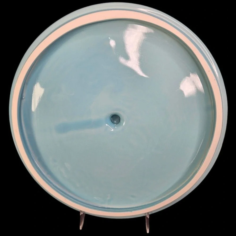 Crate and Barrel Tiago Covered Dish‎ Tortilla Server Blue Lid Portugal Ceramic